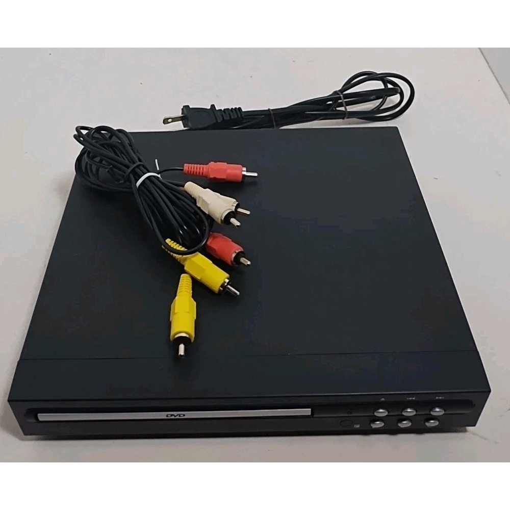 Sylvania SDVD1041-DG1 Compact DVD Player Tested Works With AV Cable - No Remote